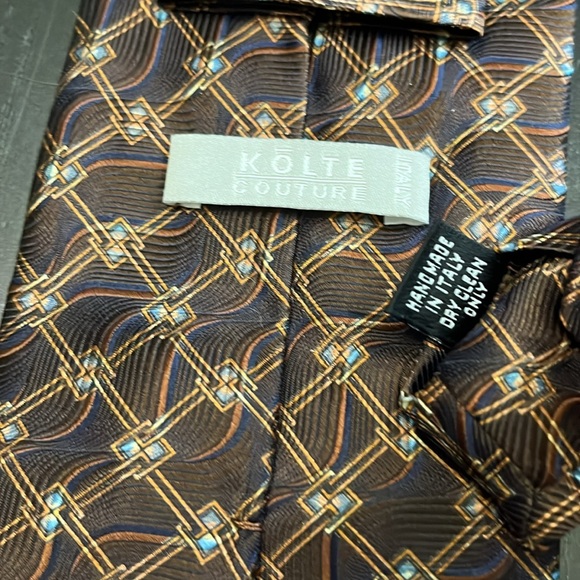 Kolte Couture 100% Silk Made in Italy Tie - Picture 3 of 4